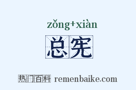 总宪是什么意思的图片